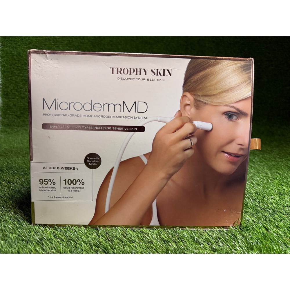 Trophy Skin MicrodermMD Professional Home Microdermabrasion Sys Facial Treatment